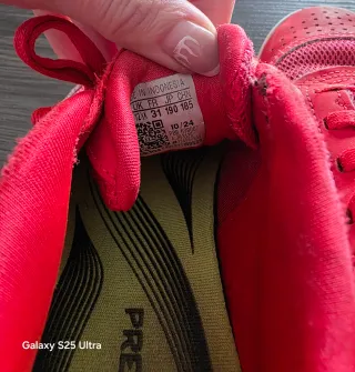 Botas de fútbol niño rojas Adidas Talla 31