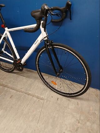 Bicicleta de carretera mujer aluminio monoplato 8V Triban