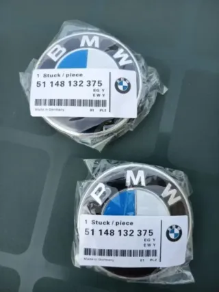 2 EMBLEMAS BMW capó/maletero.