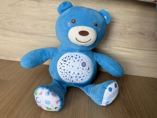 Osito proyector musical azul