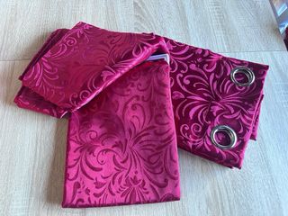 2 Tende Califo Rosso Rosa 135x275 Bordeaux Ramage
