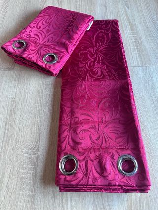2 Tende Califo Rosso Rosa 135x275 Bordeaux Ramage