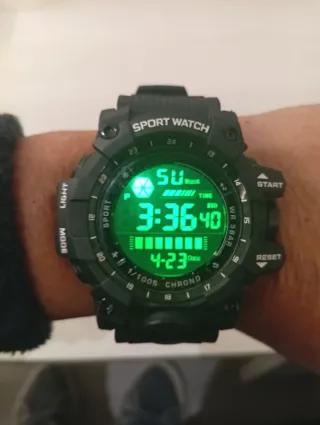Reloj Sport Watch Negro