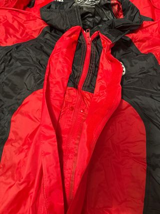 Dos Monos Impermeables Moto Rojos y Negros