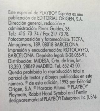 Cómics PLAYBOY-HORACIO ALTUNA no. 2-6-11