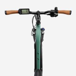 Bicicleta eléctrica trekking 520 E Verde Cuadro Bajo