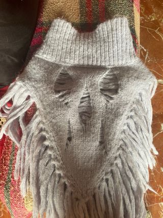 Vestido largo de Zara sin mangas con cuello