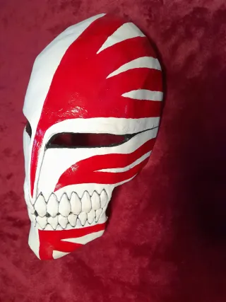 Réplica artesanal Bleach – espada de madera y másc