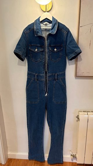 Mono vaquero manga corta, mujer