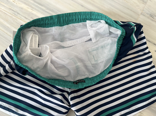 bañador de rayas de hombre