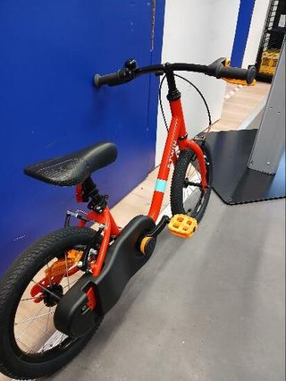 Bicicleta Niños 14" 3-5 Años 2 en 1 Discover 500 Rojo