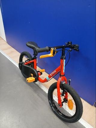 Bicicleta Niños 14" 3-5 Años 2 en 1 Discover 500 Rojo