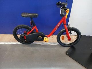 Bicicleta Niños 14" 3-5 Años 2 en 1 Discover 500 Rojo