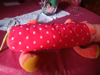 Peluche Ippopotamo Rosa a Pois