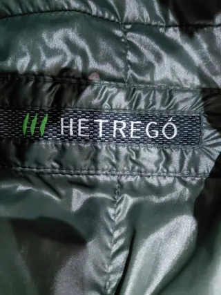 Abrigo de plumas verde