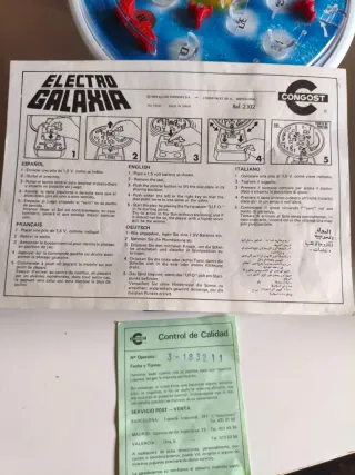 Juego Electro Galaxia Congost Antiguo