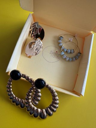 Lote de 3 pares de pendienets