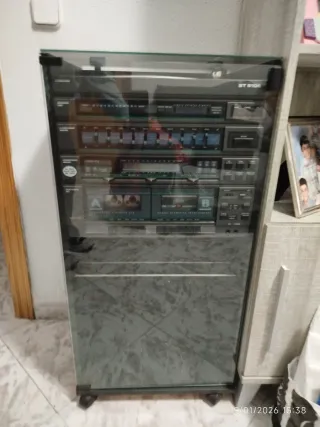 Tocadiscos con torre Hi-Fi