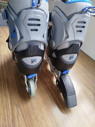 Patines en línea Fila grises y azules