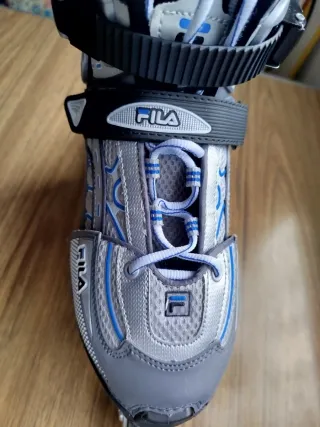 Patines en línea Fila grises y azules