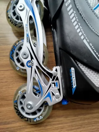 Patines en línea Fila grises y azules