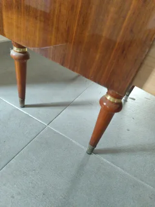 Mesita de noche vintage madera