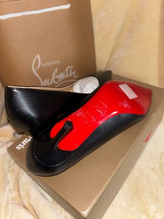 Tacones Christian Louboutin 6 cm Negros