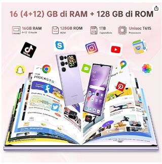 Smartphone Oukitel C62 128GB Argento