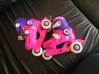 Patines Decathlon Talla 26-28 Rosa/Morado