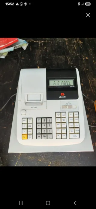 Caja Registradora Olivetti ECR 7190