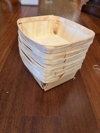 Set 9 ciotoline legno leggero