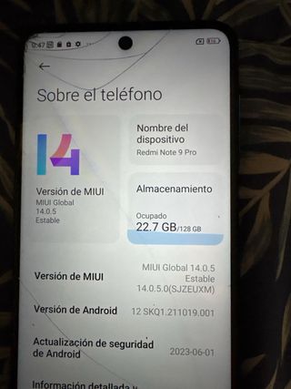 Xiaomi Redmi Note 9 Pro Negro/Verde