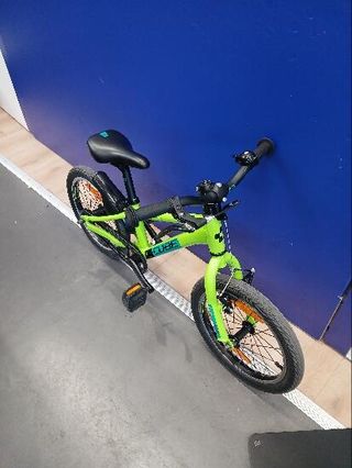 Bicicleta Cube Ácido 160 16" verde fluor