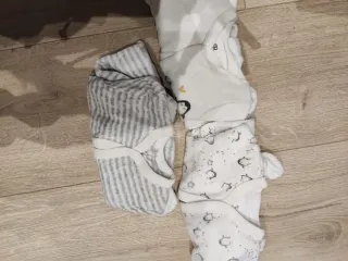 Conjunto pijamas bebé pingüinos 1 mes