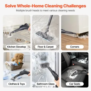 Pulitore a Vapore Potente Vaporizzatore Multiuso