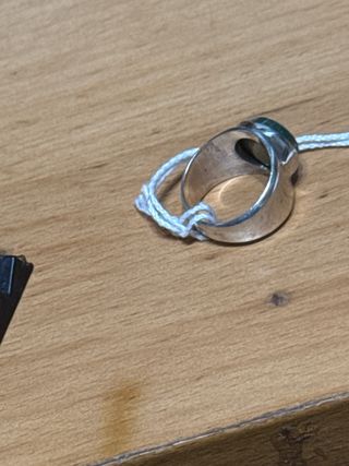 Anillo Plata 925 con Piedra Verde