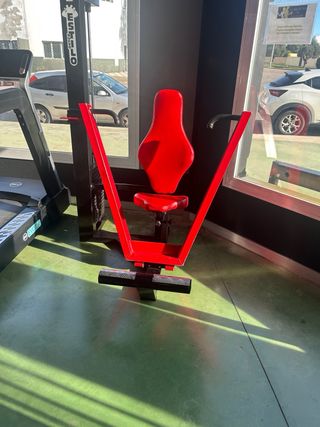 Máquina de pecho placas y unilateral