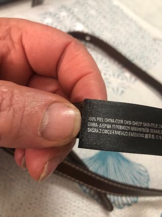 Cinturón de señora marrón massimo dutti