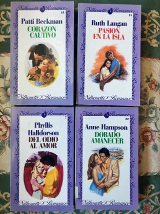 Lote 18 novelas romanticas.