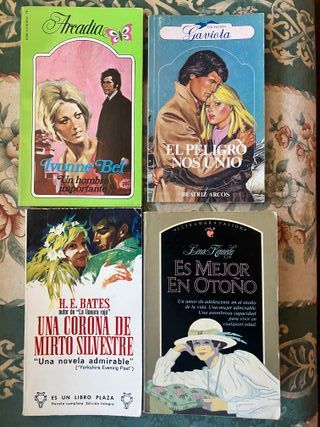 Lote 18 novelas romanticas.