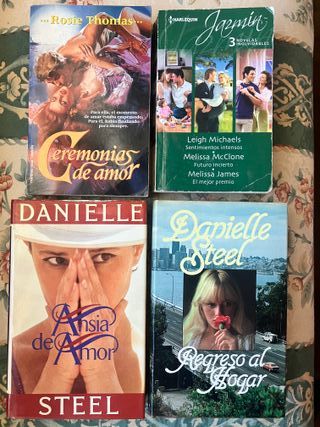 Lote 18 novelas romanticas.