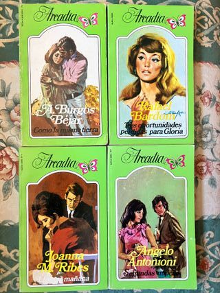 Lote 18 novelas romanticas.