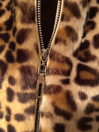 Chaqueta pelo leopardo talla M