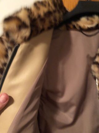 Chaqueta pelo leopardo talla M