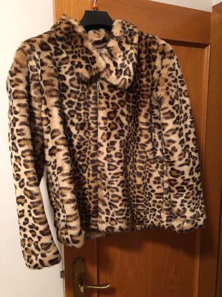Chaqueta pelo leopardo talla M