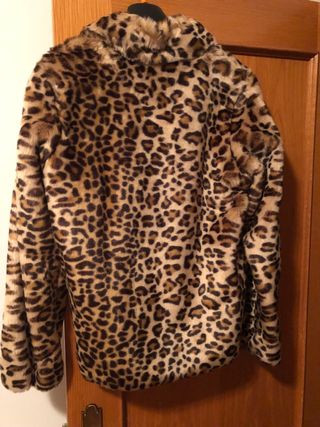 Chaqueta pelo leopardo talla M