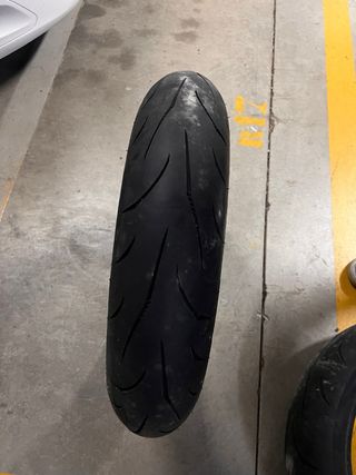 Neumático Mitas Sport Force+ delantero y traseo