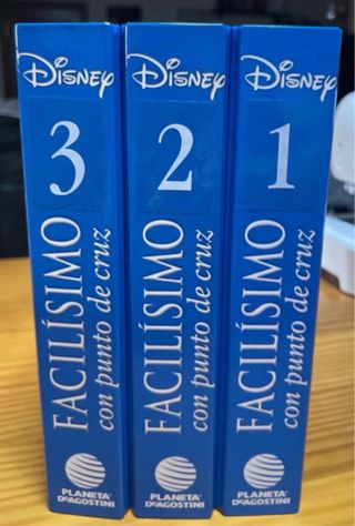 Colección Facilísimo Punto de Cruz Disney