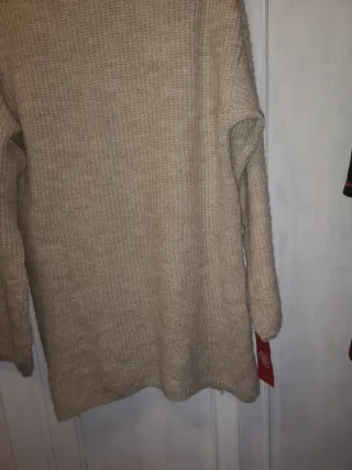 Jersey mujer talla 46 beige