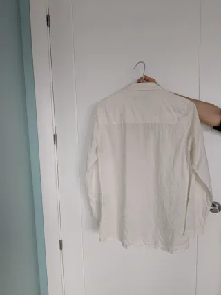 Camisa color crudo Loreak Mendian